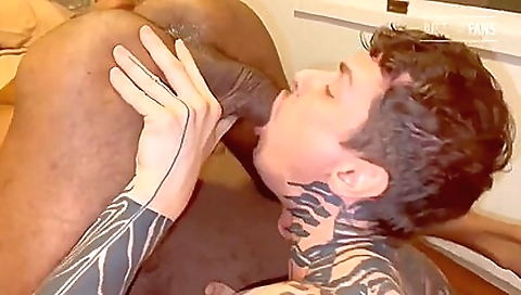 Tattooed brunette gets fucked in amateur pov video