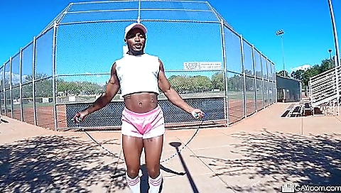 Hot brunette kicks her black dude's balls in a hardcore video