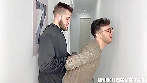 Amateur brunette gets a dildo in her ass in a hardcore video