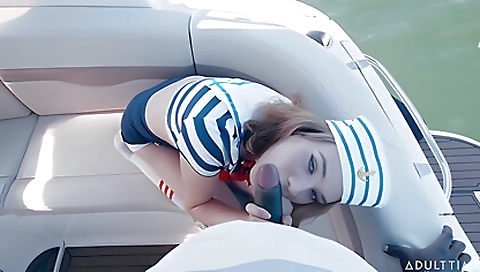 Yuna Yule Sailor Femboy Gets His Boat Rocked By Hefty-dicked Beau