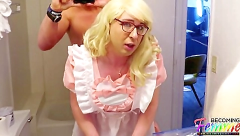 Bareback teen 18+ video with a blonde 18+ teen 18+