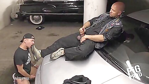 Busty redhead girl is taking on a dick inside of her feet