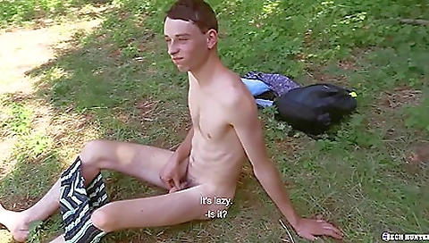 Big cock amateur teen gets spanked in front of camera
