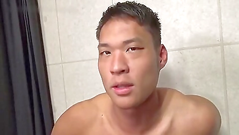 Asian brunette gym workout with a guy and pussy drilling